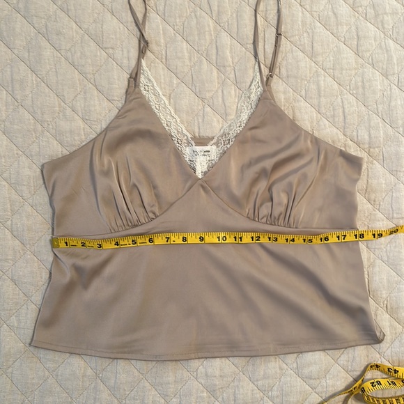 Lace and Silky Cami with Spaghetti Straps - Picture 6 of 7